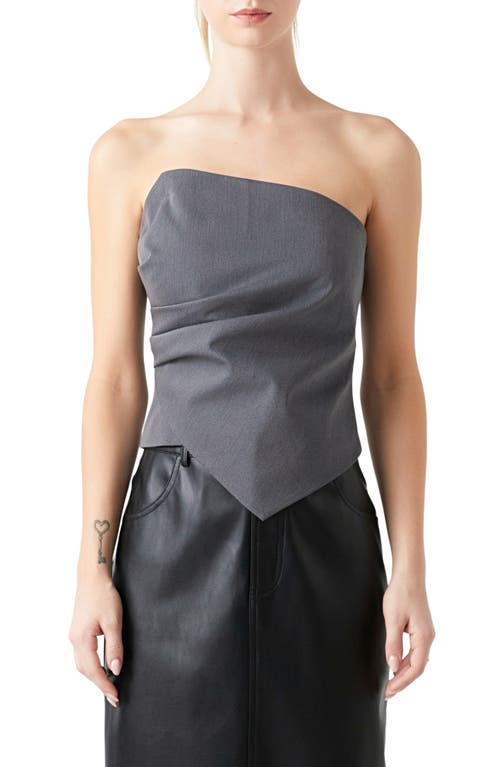 Grey Lab Drape Corset Top 