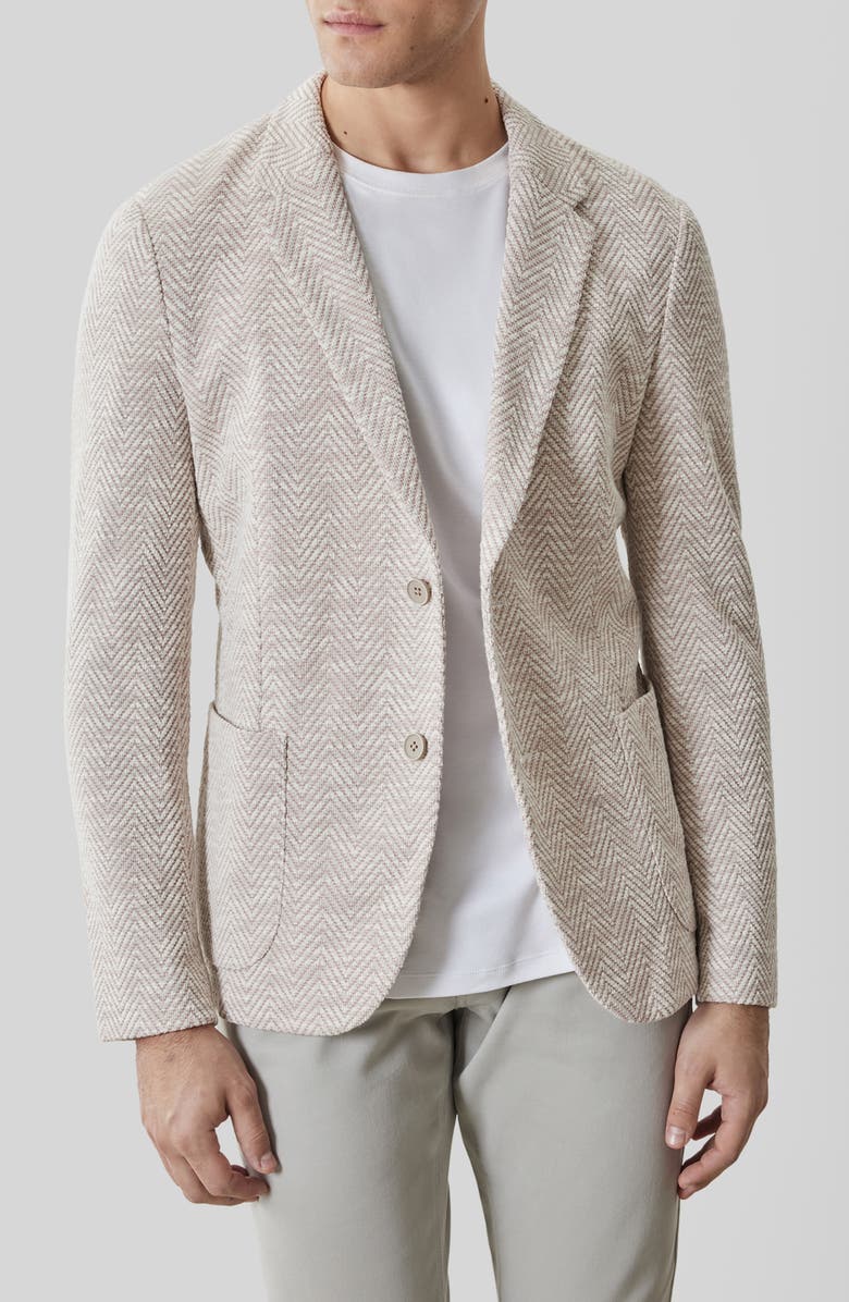 Robert Barakett Jett Knit Herringbone Sport Coat, Main, color, 