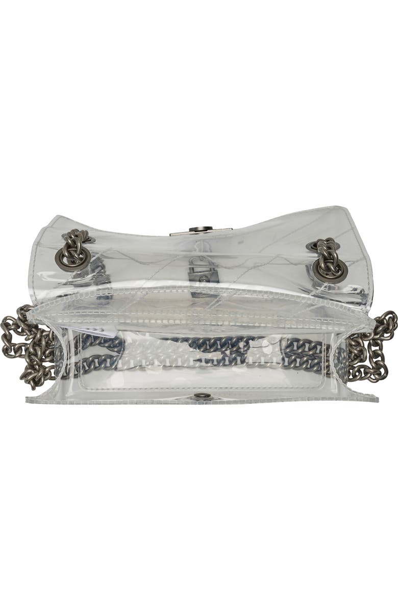 Kurt Geiger London Mini Brixton Vinyl Crossbody Bag, Alternate, color, Silver