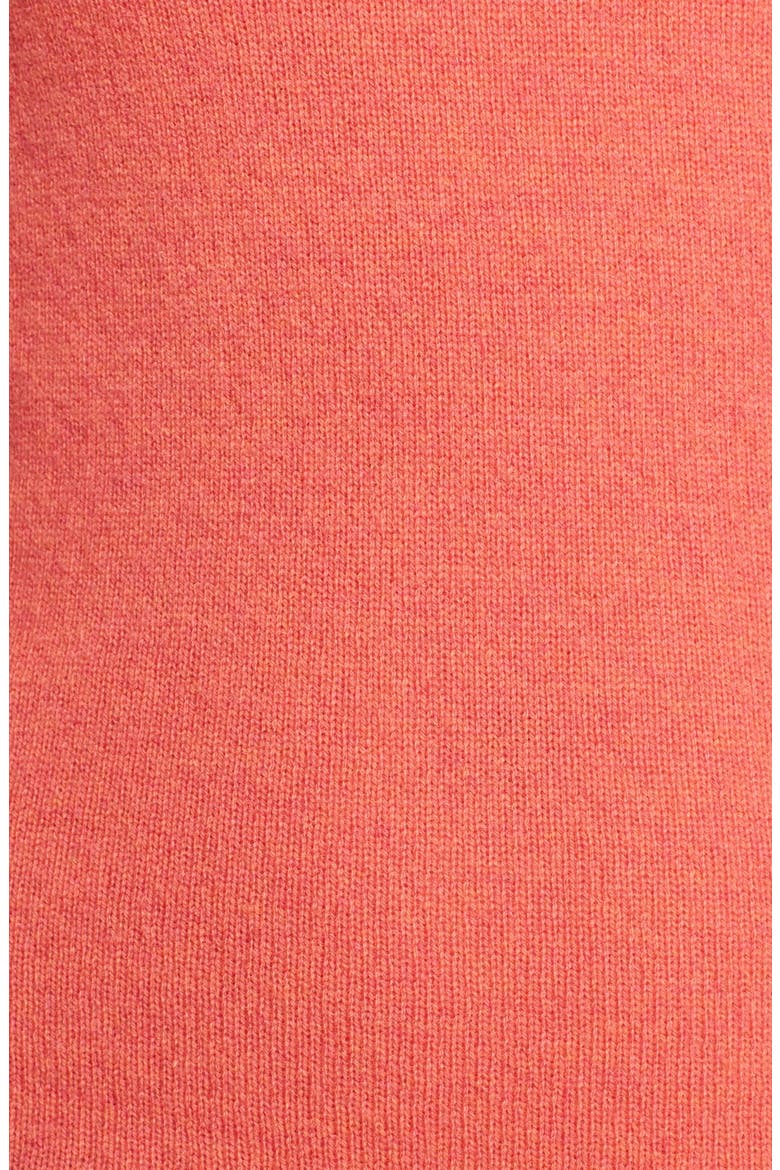 Crewneck Cashmere Sweater, Alternate, color, BLOOD ORANGE