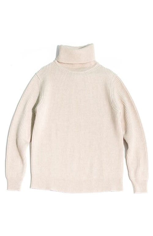 Fortela Vittorio High Neck Sweater In Neutral