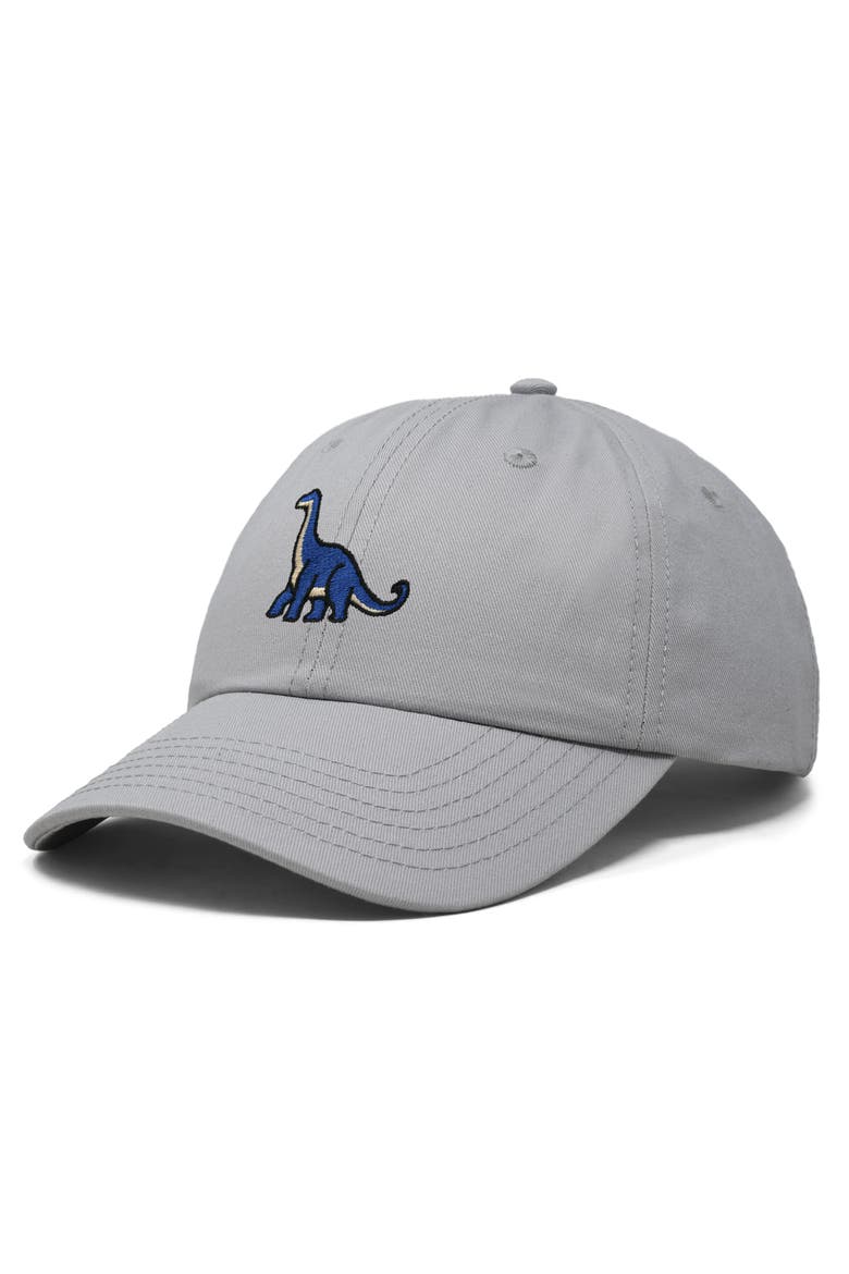 Brachiosaurus Dad Cap, Alternate, color, Gray