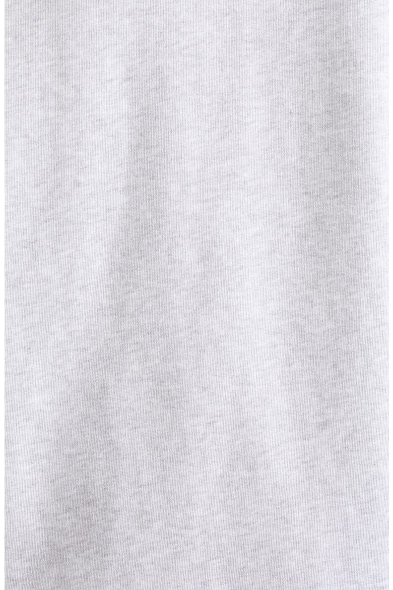 Fupiter Face Patch Mélange Fleece Zip Hoodie, Alternate, color, PALE GREY MELANGE