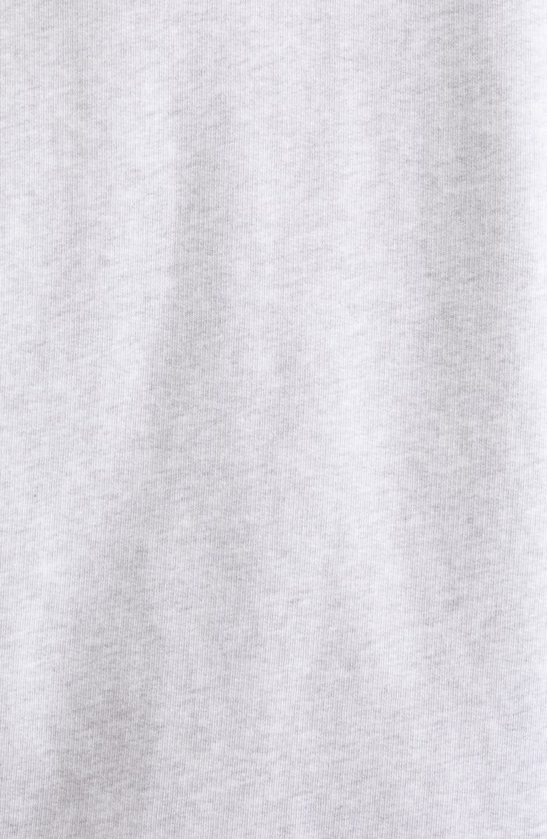 Acne Studios Fupiter Face Patch Mélange Fleece Zip Hoodie, Alternate, color, Pale Grey Melange