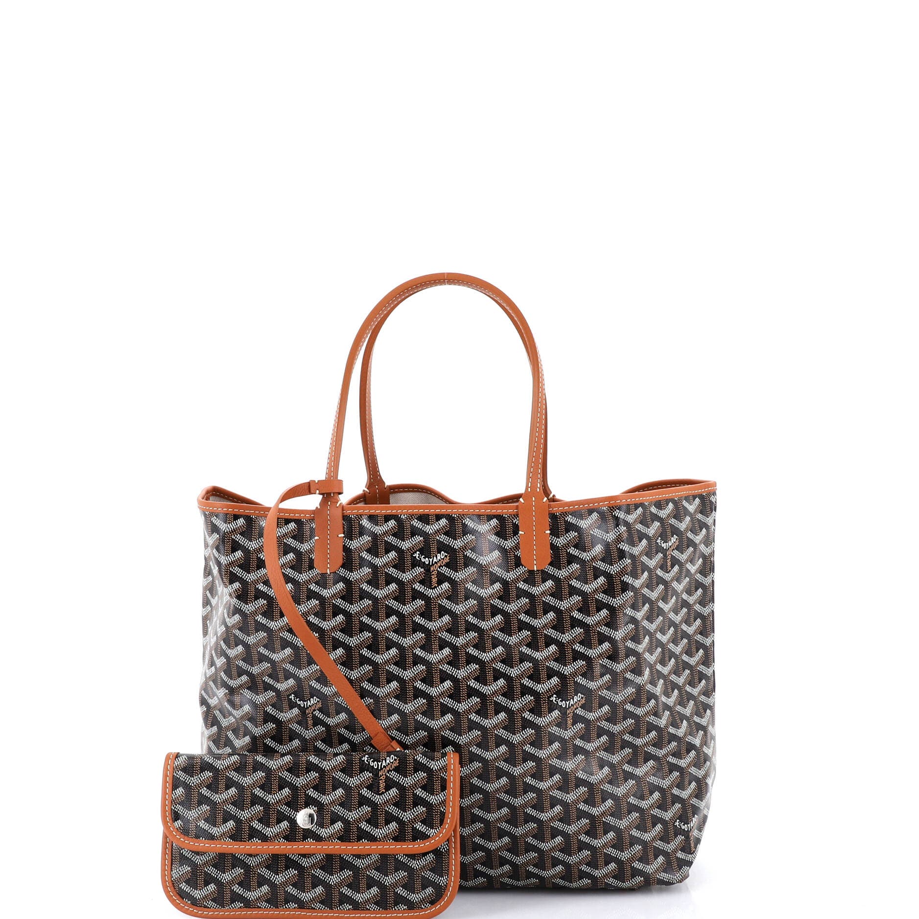 Pre-Owned Goyard Saint Louis Tote Coated Canvas PM, Alternate, color, Black
