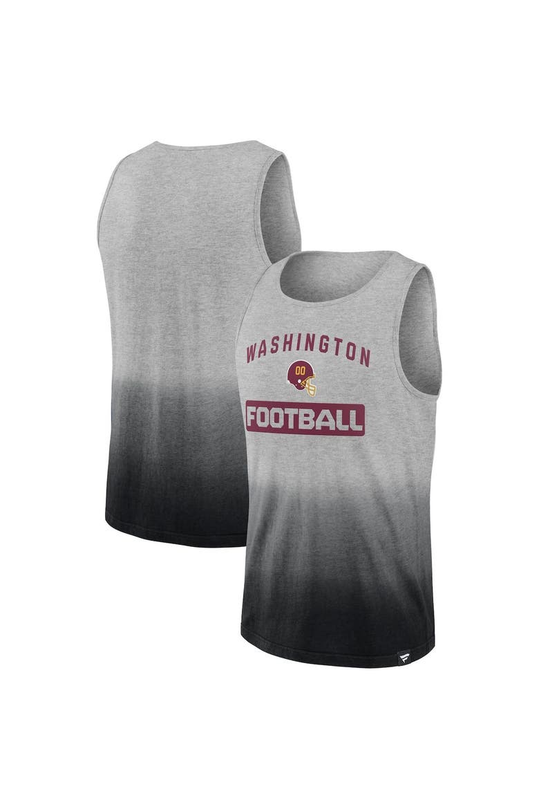 Men's Fanatics Branded Heathered Gray/Black Washington Commanders Our Year Tank Top, Main, color, Heather Gray