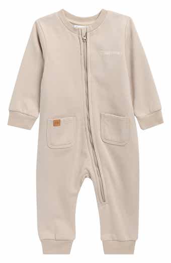 Calvin Klein Cotton Blend Zip Romper