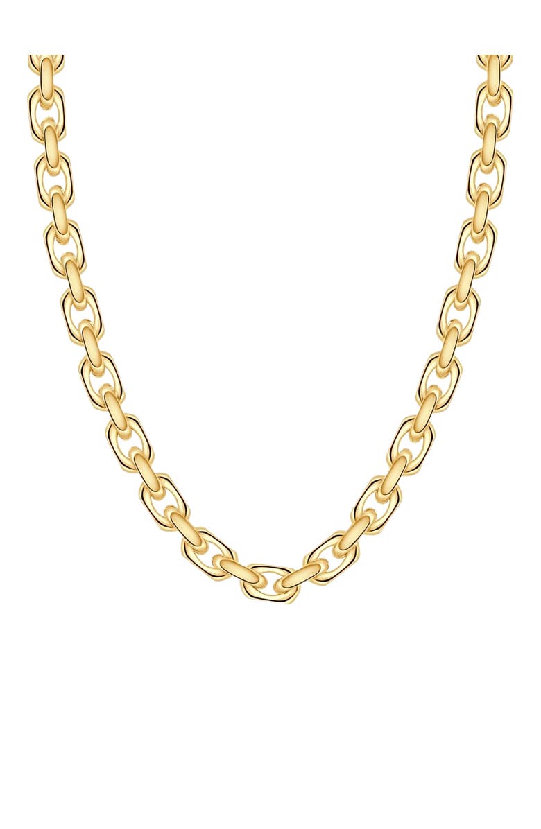 Bliss Diamond 14k Gold Women's 24" Chain Necklace 42 Grams 8.5mm Thick, Main, color, 14K Yellow Gold