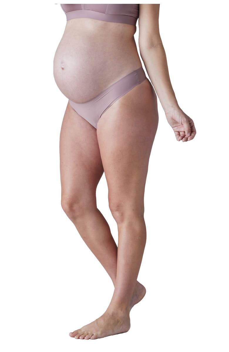 Ingrid & Isabel Maternity Thong 5-Pack, Alternate, color, Mauve