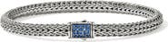 John Hardy Icon Bracelet, Sterling Silver, Sapphires, 5MM