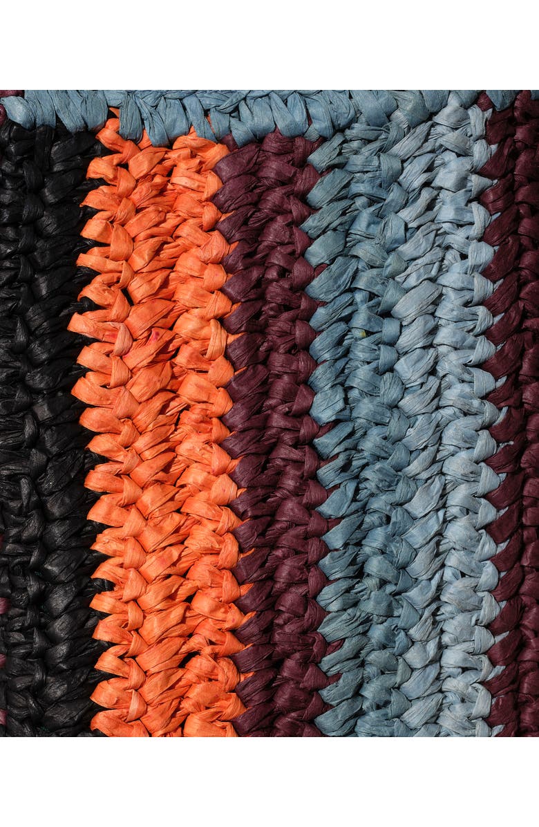 Faherty straw stripe crossbody, Alternate, color, Canyon Stripe