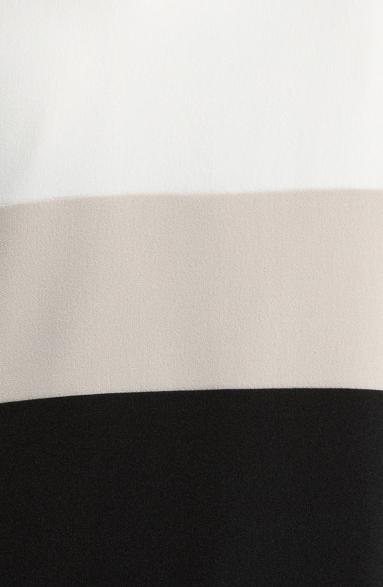 KASPER Colorblock Stretch Sheath Dress, Alternate, color, Vanilla Ice Multi