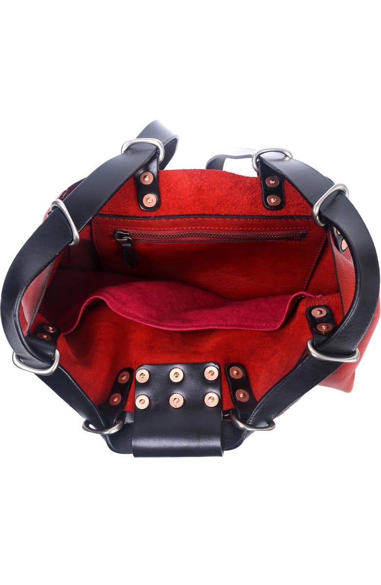 OLD TREND Stars Align Leather Bucket Backpack, Alternate, color,