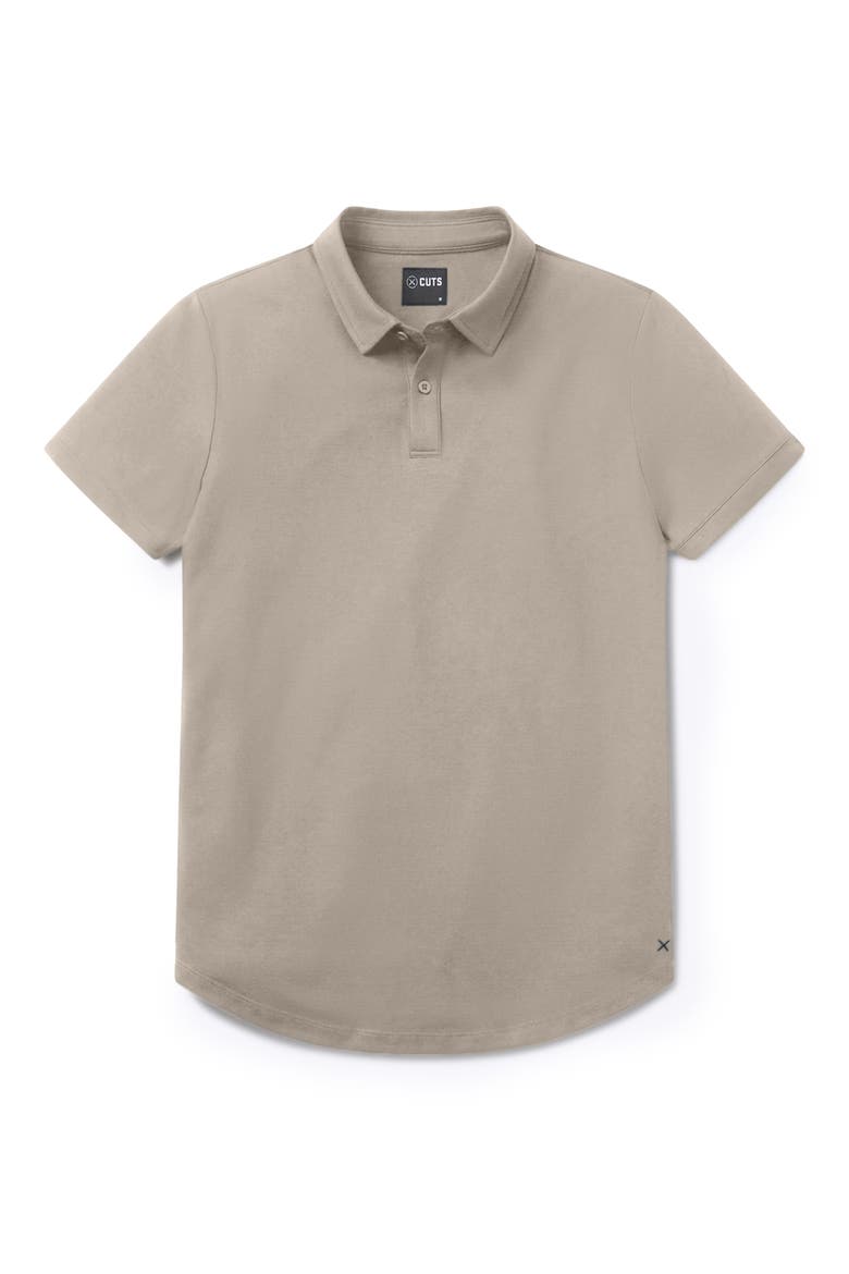 Trim Fit Cotton Blend Polo, Alternate, color, PURE CASHMERE