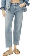 Silver Jeans Co. Western Relaxed Ankle Straight Leg Jeans