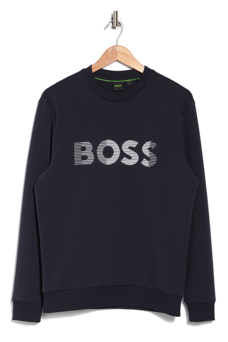 Salbo Crewneck Sweatshirt, Alternate, color, DK BU
