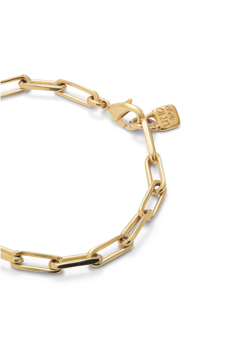 UNODE50 Cable Charm Bracelet, Alternate, color, Gold
