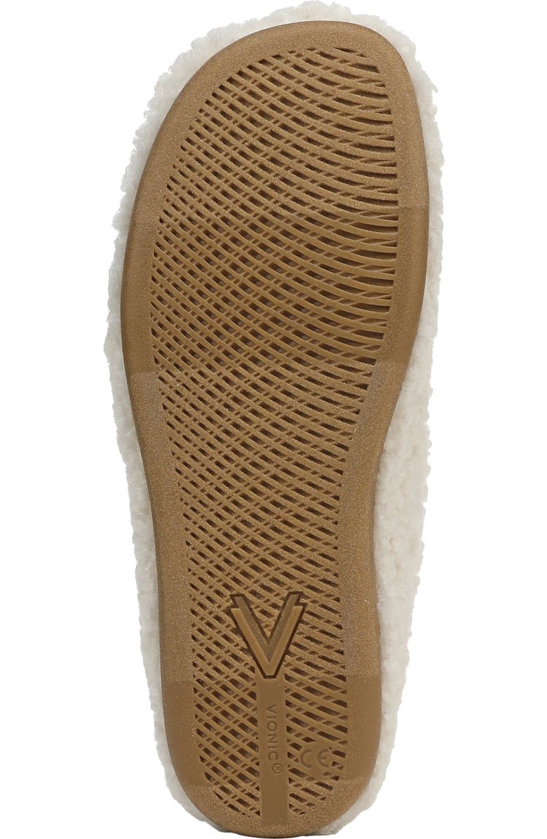 Vionic Snuggle Faux Shearling Slipper, Alternate, color, Cream