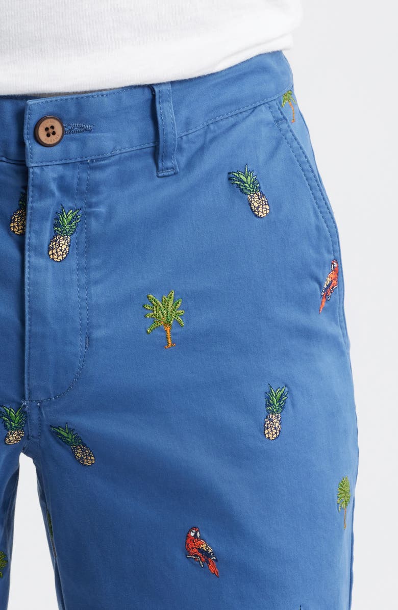 Tommy Bahama Boracay Tropic Tossup Flat Front Shorts, Alternate, color, Dockside Blue