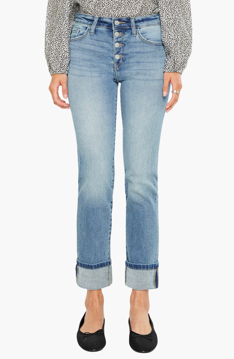 Noelle Essentials High Rise Skinny Straight Jeans