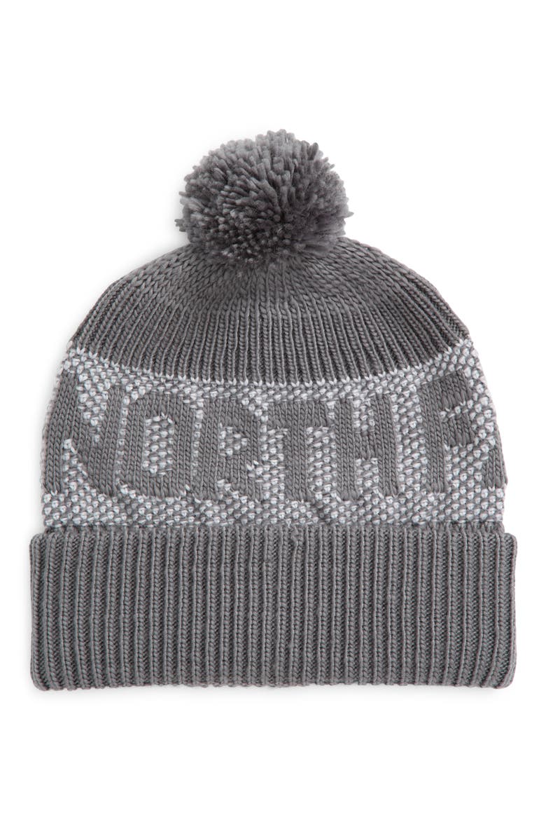 Retro Cabin Beanie, Main, color, SMOKED PEARL/ HIGH RISE