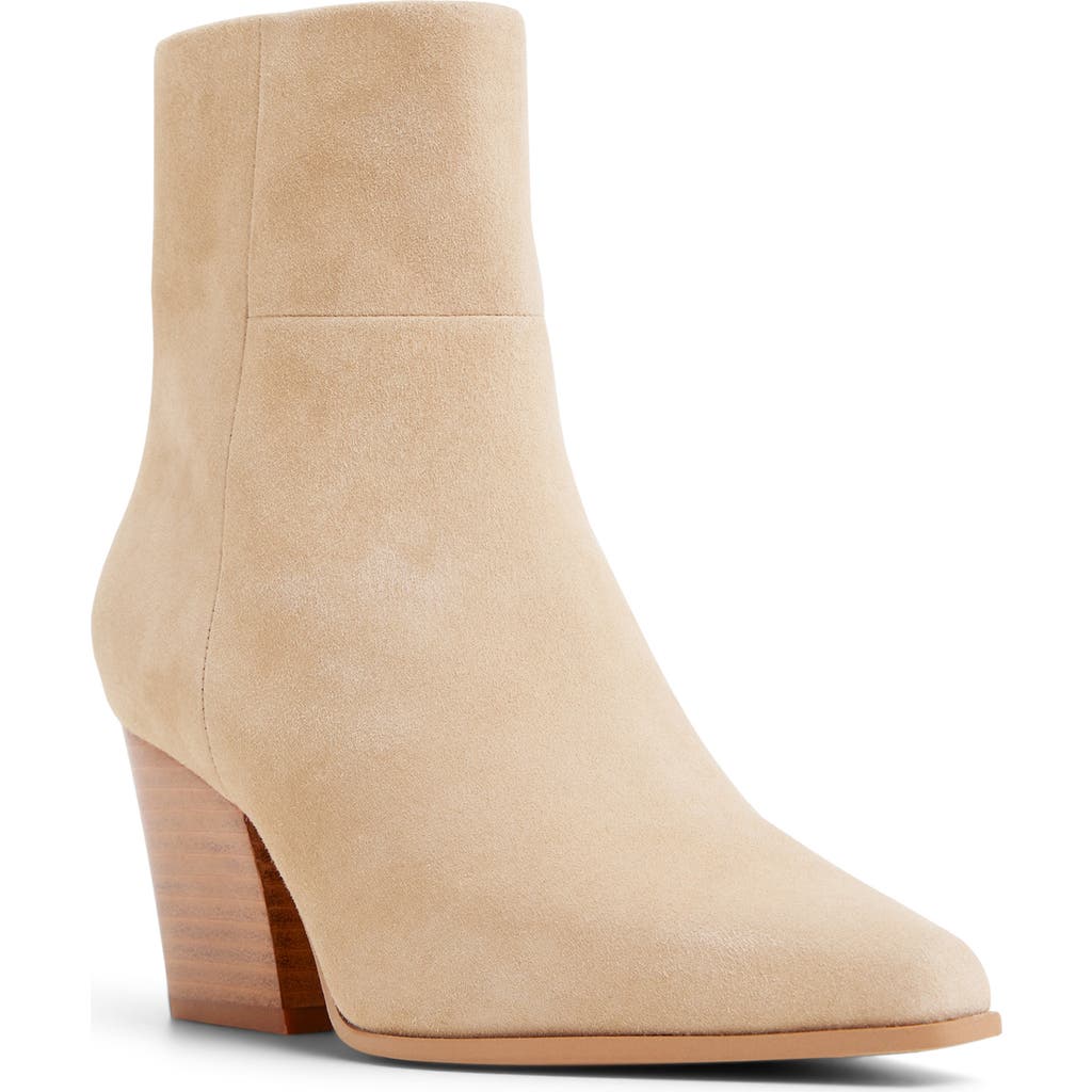 Aldo Shanah Block Heel Bootie In Neutral