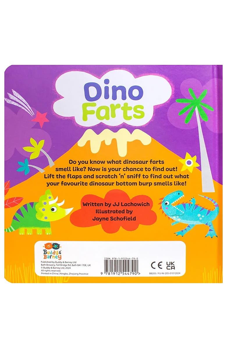 Buddy & Barney Scratch & Sniff Book, Dino Farts, Age 3+, Alternate, color, 