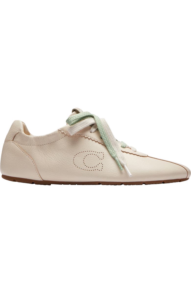 COACH Lace Up Sneaker, Alternate, color, Chalk
