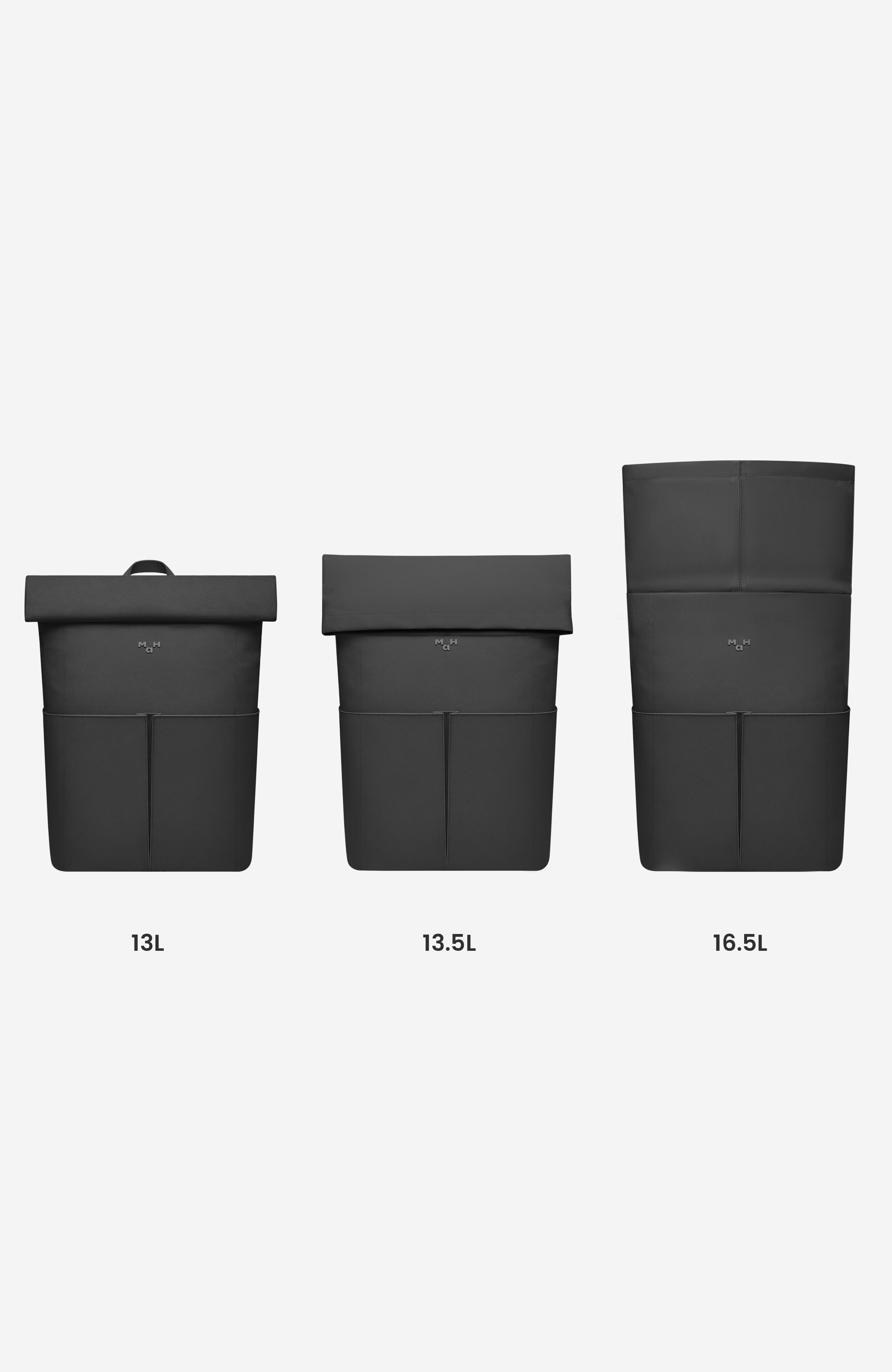 MaH Line Rolltop Backpack, Alternate, color, Black