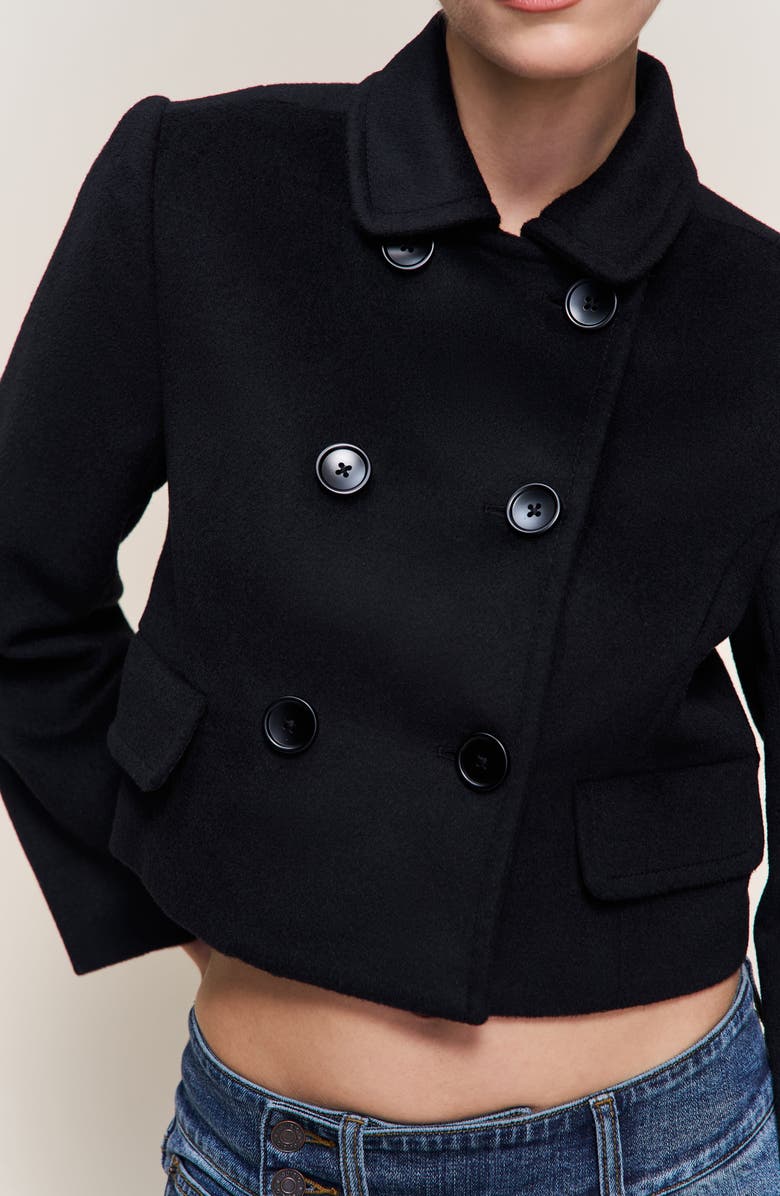 Guizio Antoinette Jacket, Alternate, color, Black