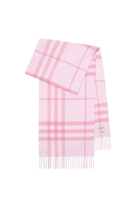 Check Cashmere Scarf