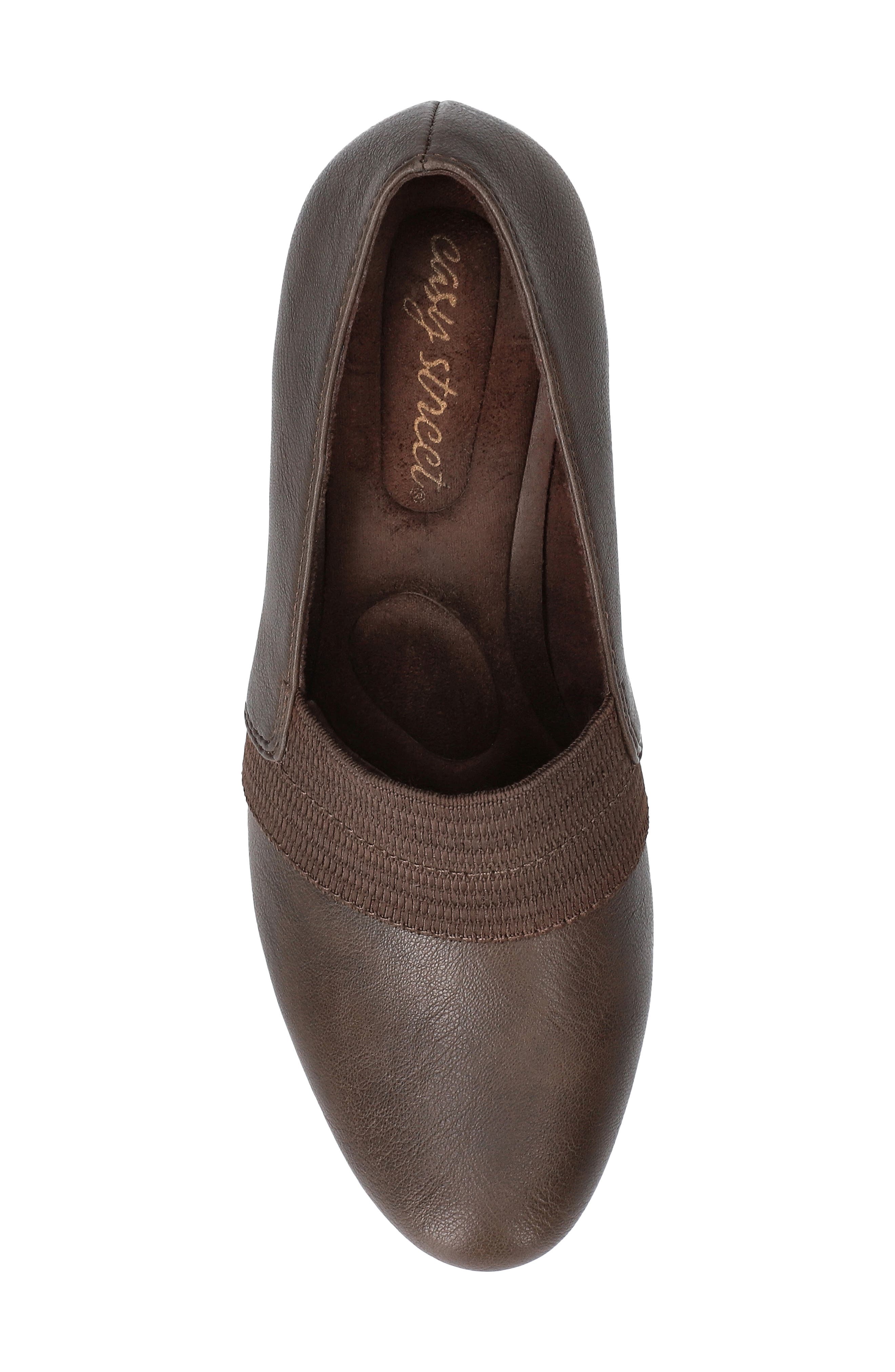 Donya Faux Leather Pump, Alternate, color, BROWN