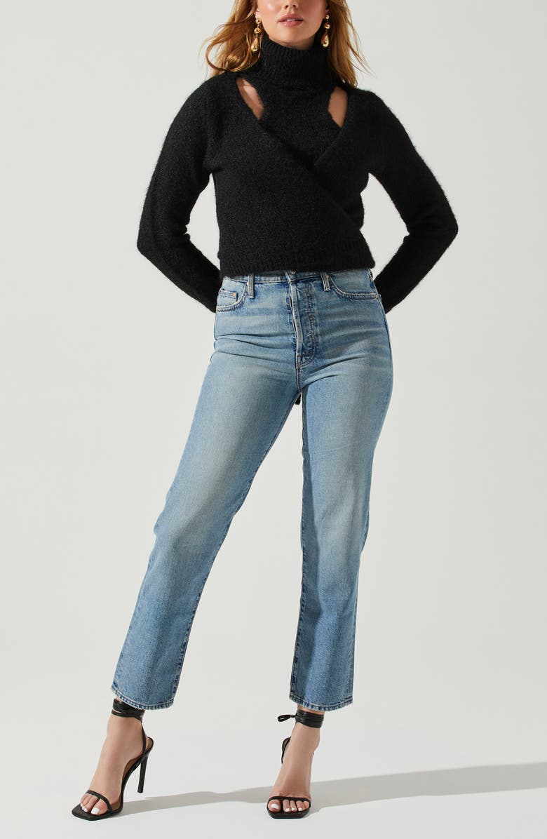 ASTR the Label Natasha Sweater, Alternate, color, Black