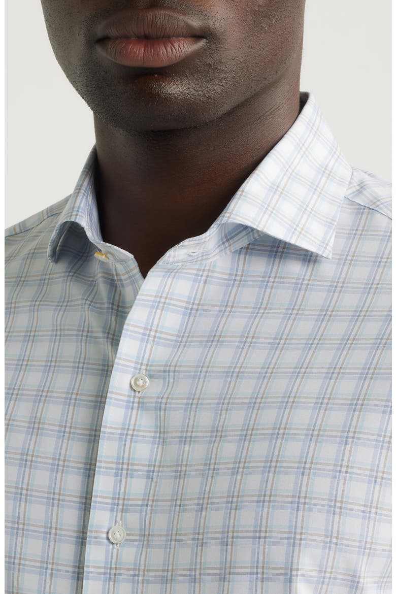 Crown Crafted Bechtle Performance Poplin Button-Up Shirt, Alternate, color, IRIS MIST