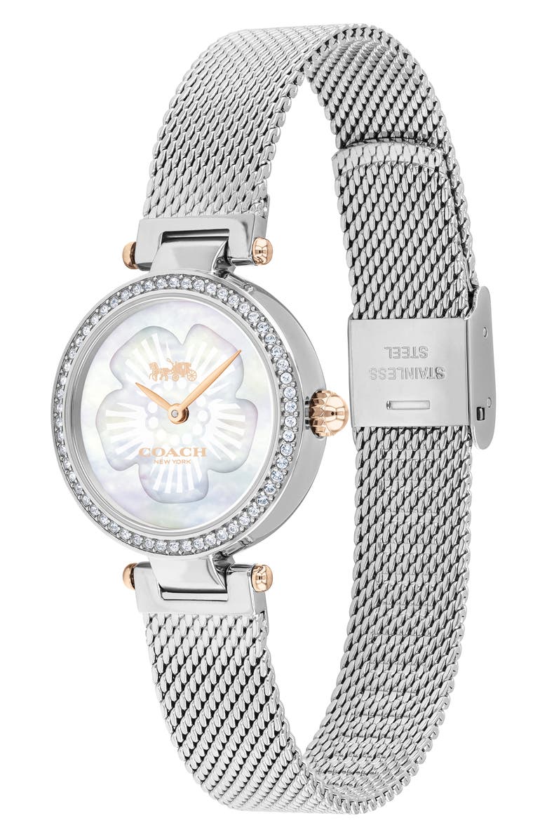 COACH Park Mesh Strap Watch, 26mm, Alternate, color, 