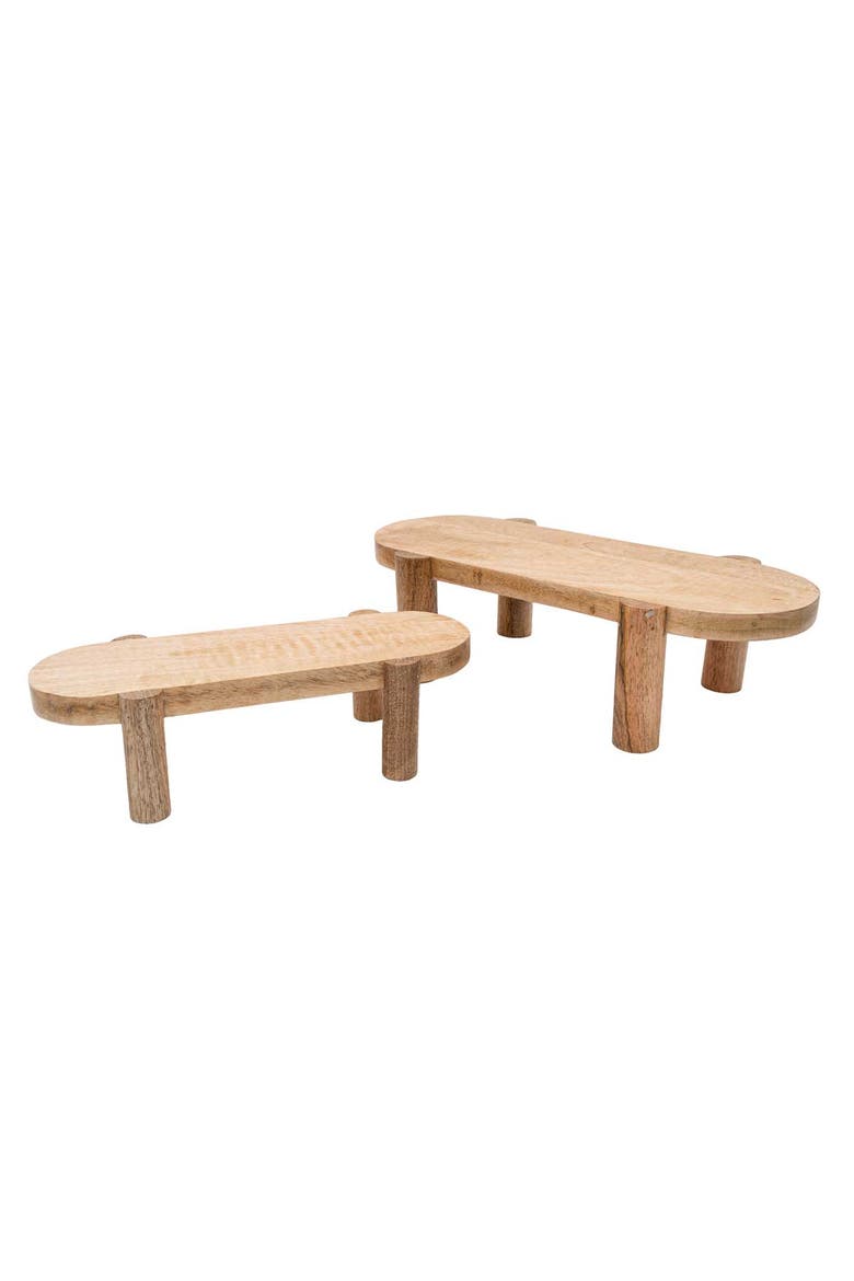 Elane Wood Riser Set of 2, Alternate, color, Brown