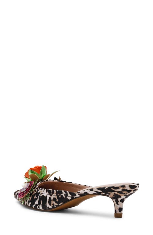 BETSEY JOHNSON BETSEY JOHNSON ABIGAYLE KITTEN HEEL SATIN MULE 