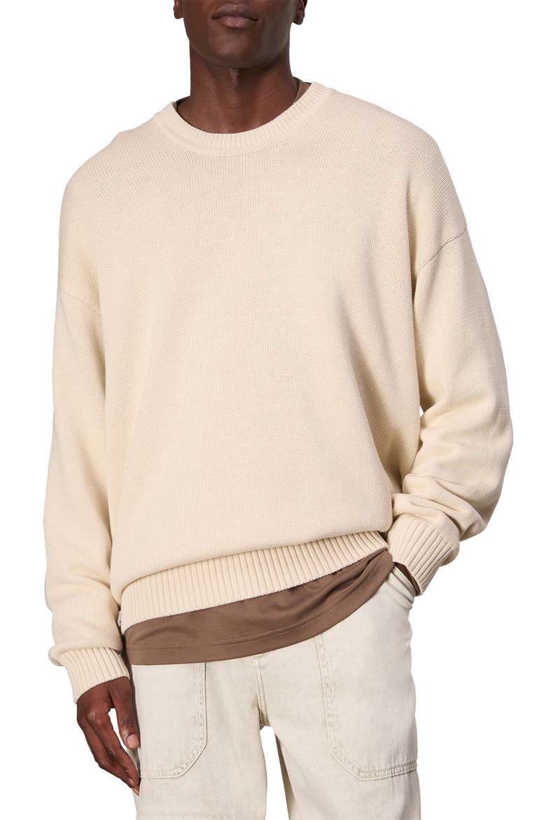 Clarkson Organic Cotton Sweater, Main, color, TURTLEDOVE