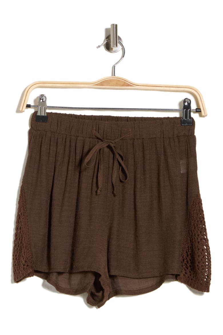 Cover-Up Shorts, Alternate, color, CHOCOLATE