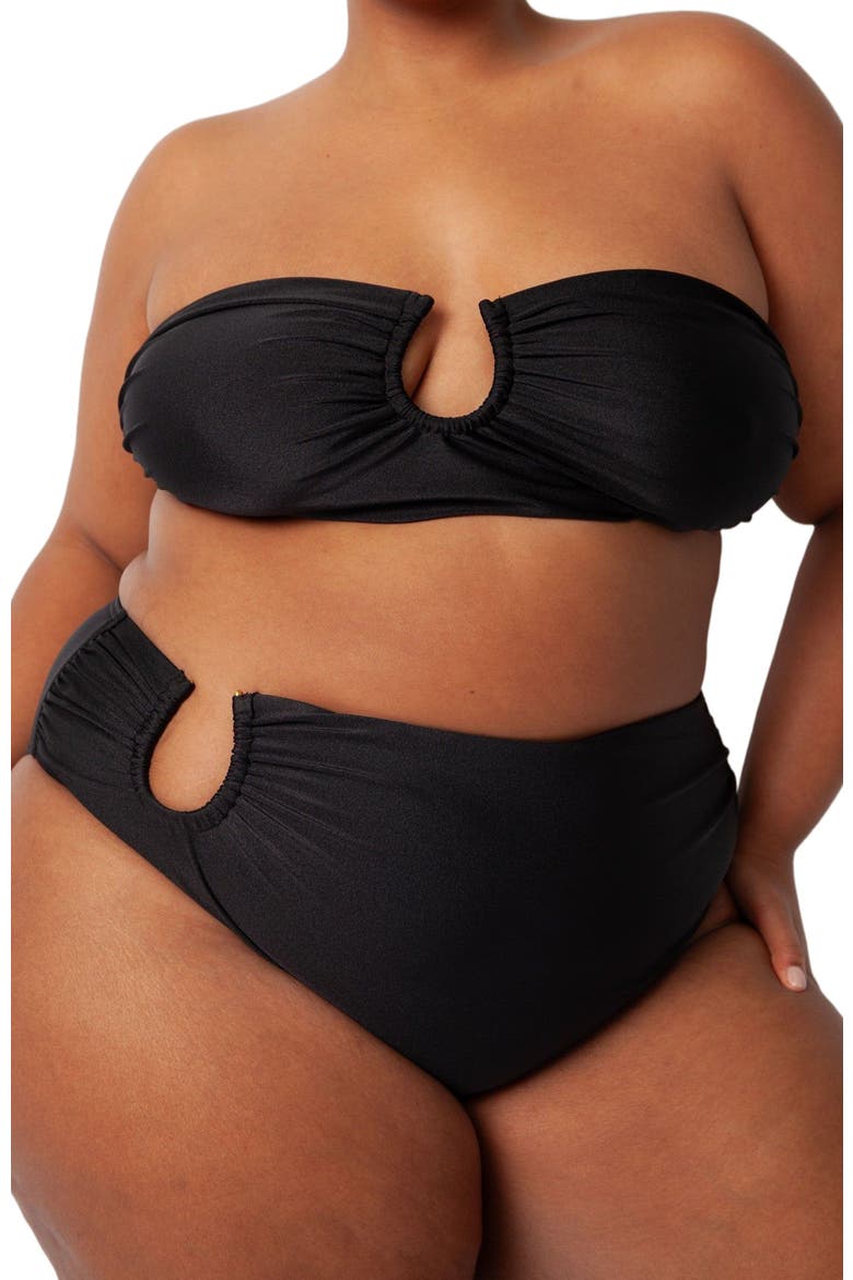 Sofia Bikini Swim Bottoms, Alternate, color, Black