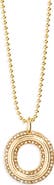 BaubleBar Arianna Initial Pendant Necklace