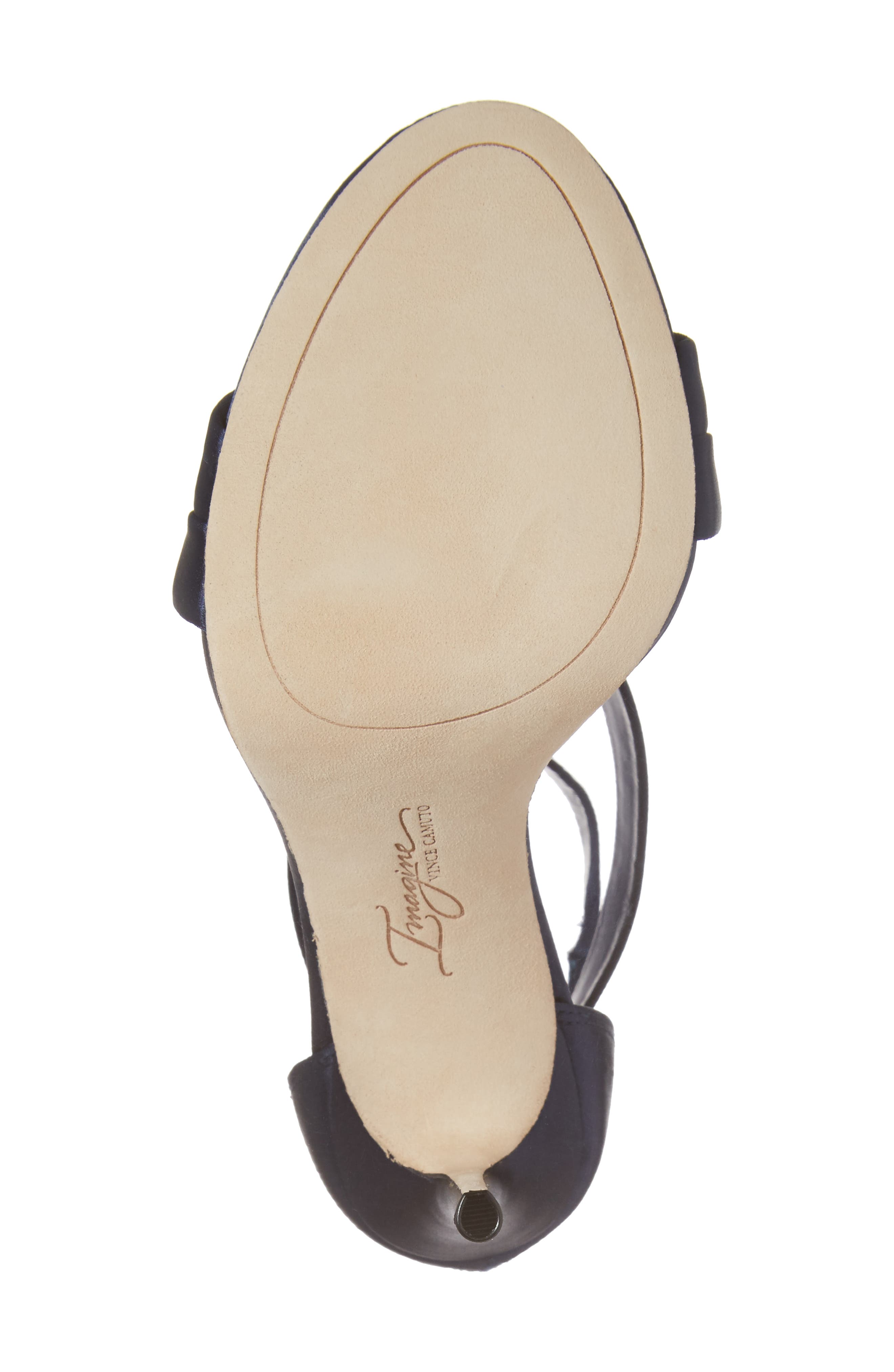 'Devin' Sandal, Alternate, color, INKWELL BLUE SATIN