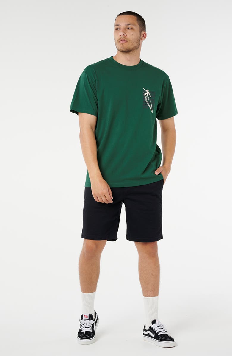 Rip Curl Eddie Would Go Petro Graphic T-Shirt, Alternate, color, Green