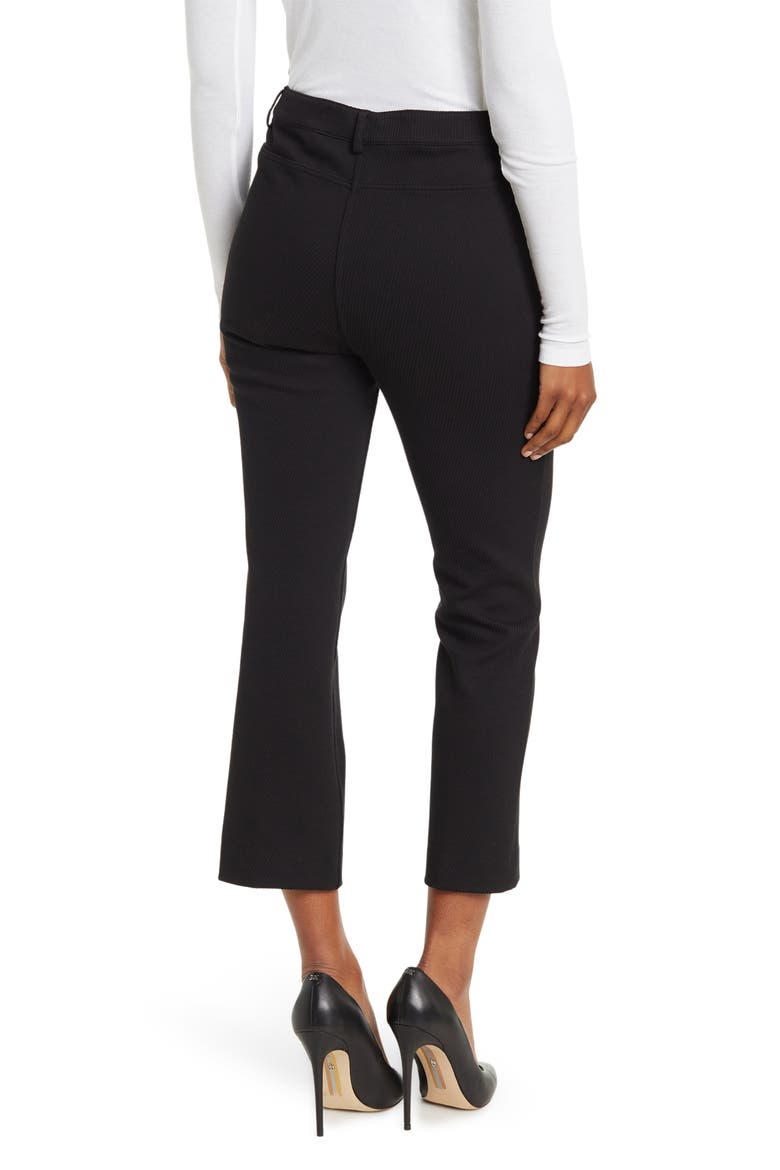 Stretch Straight Leg Jeans, Alternate, color, BLACK