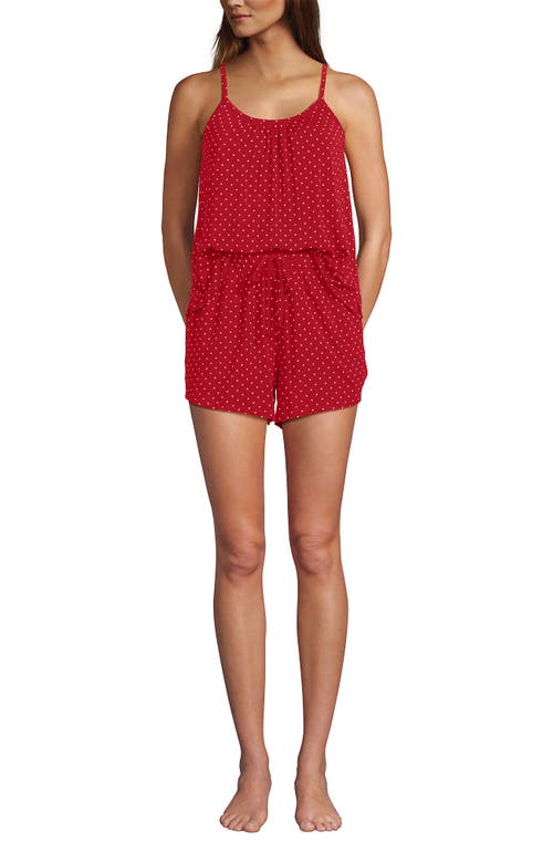 Lands' End Cooling 3 Piece Pajama Set In Multi