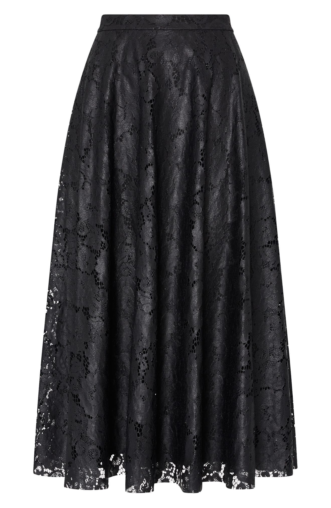 Otha Texture Lace Midi Skirt - image 2