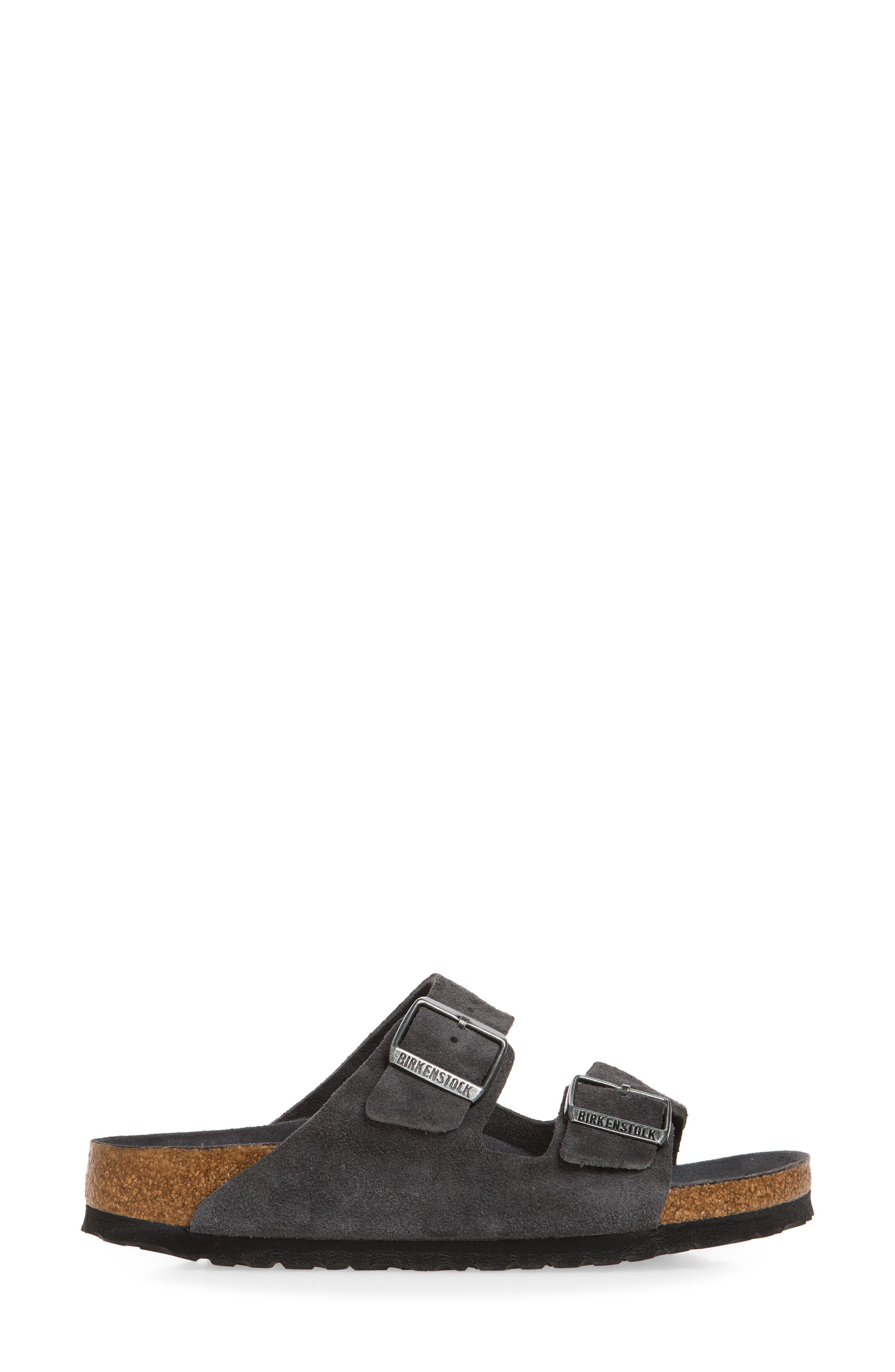 Arizona Soft Footbed Slide Sandal, Alternate, color, CHARCOAL