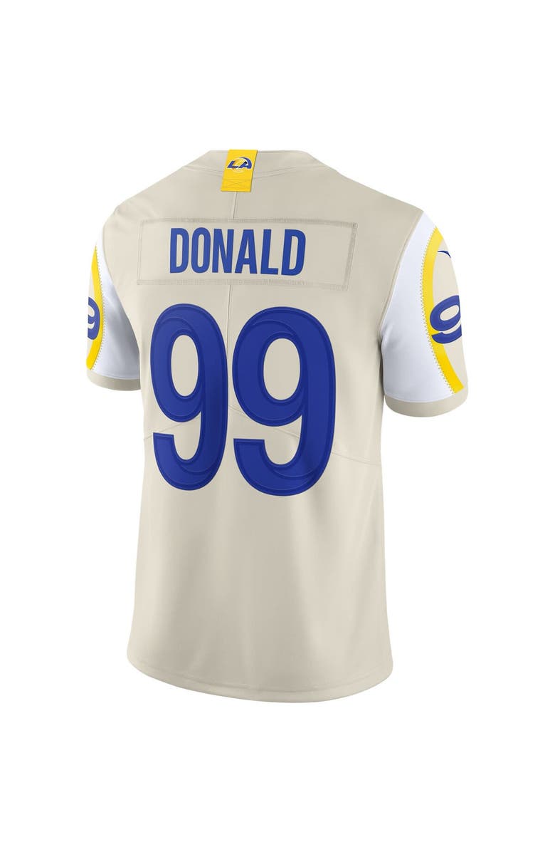 Nike Men's Nike Aaron Donald Bone Los Angeles Rams Vapor Limited Jersey, Alternate, color, 