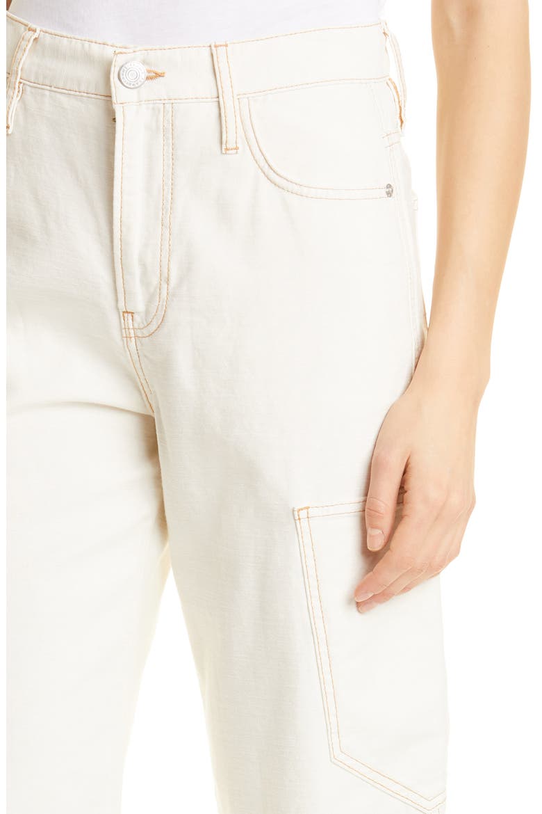 Crop Barrel Nonstretch Jeans, Alternate, color, WASHED BONE