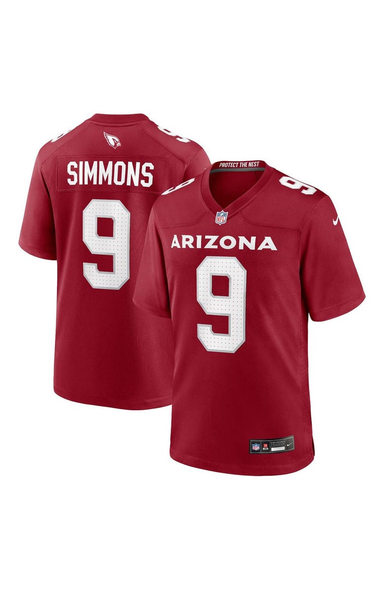 Nike Men's Nike Isaiah Simmons Cardinal Arizona Cardinals Game Player Jersey, Main, color, 
